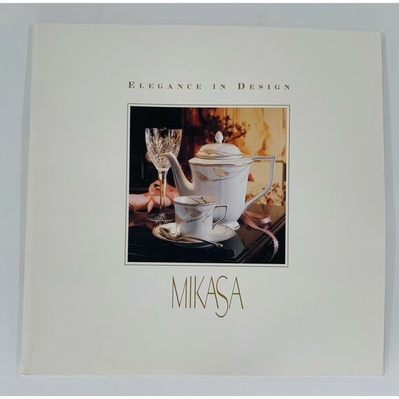 Vintage Mikasa Fine Dining Brochure Photos Illustrations Elegant Designs Flyer - Picture 6 of 6